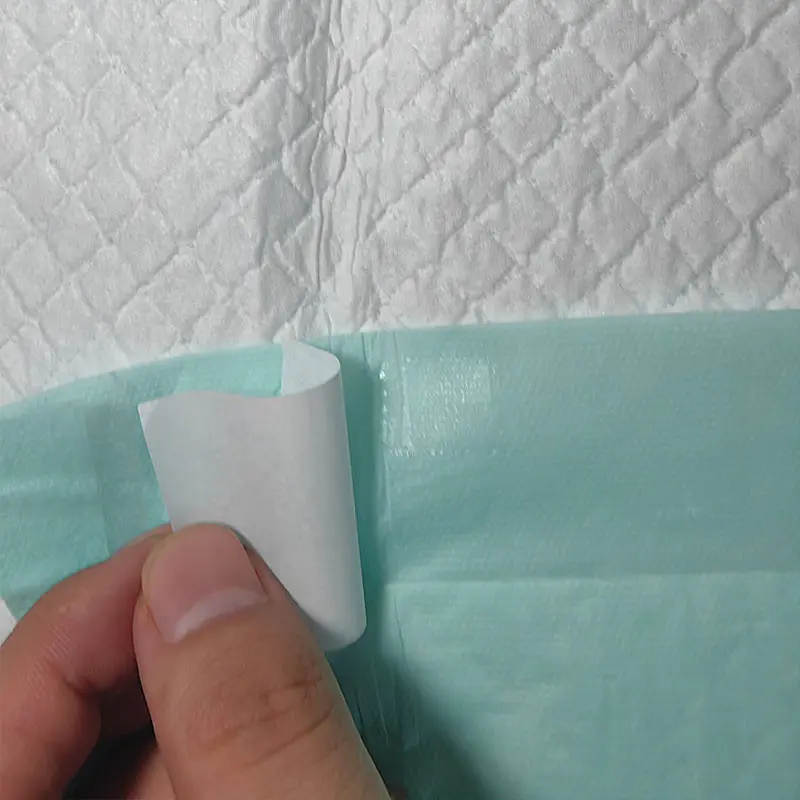 OEM CCUPP1 Four Corner Positioning Training Pads with Spunbond Top Layer PE Back Sheet Pet Pad Supplier, Suppliers