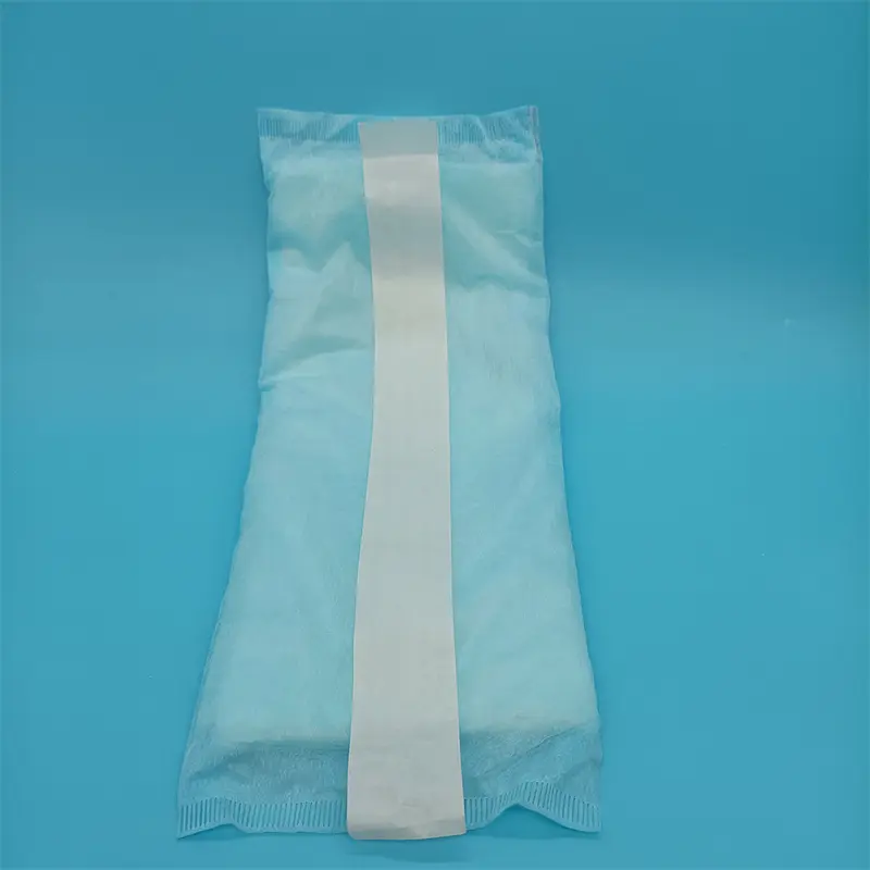 OEM CCMPZ 410mm Hot-air Nonwoven Topsheet Backfilm Maternity Pad with Back Sticker Manufacturer, Manufacturers