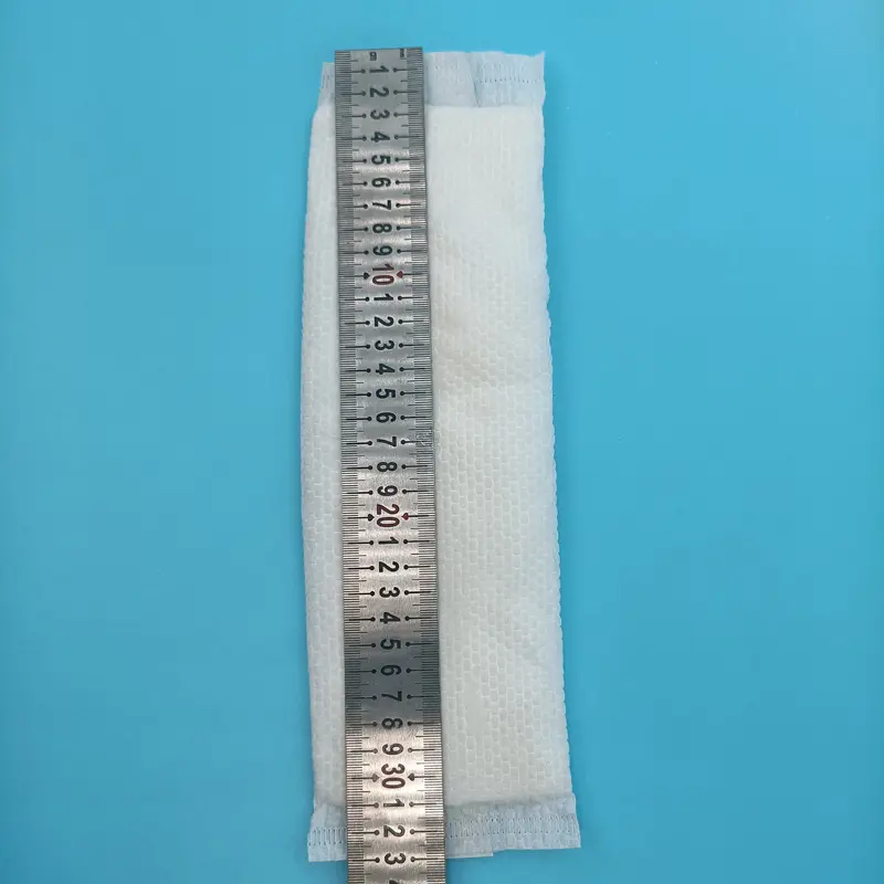 OEM CCMPZ 330mm Disposable Pregnancy Pad Hot-air Nonwoven Topsheet with Back Sticker Suppliers, Factories