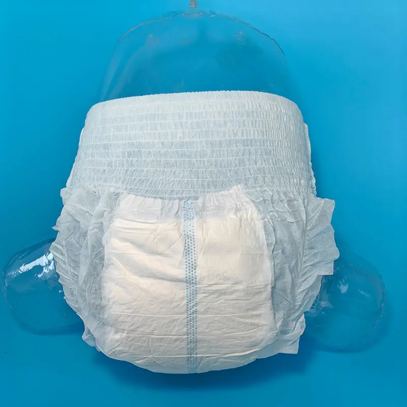Custom CCAPF Basic Disposable Adult Pull Ups Diaper with Clothlike Backfilm Manufacturers, Supplier