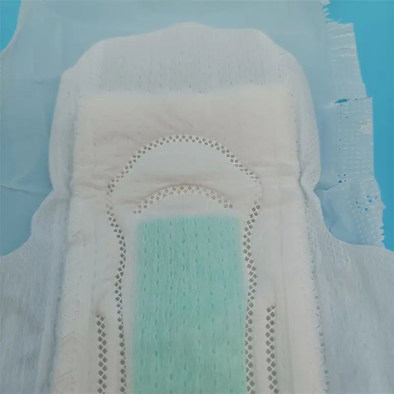 OEM CCSNM1 Customizable Sanitary Towel Functional Chip PE Backfilm Hot-air Nonwoven Topsheet Supplier, Suppliers