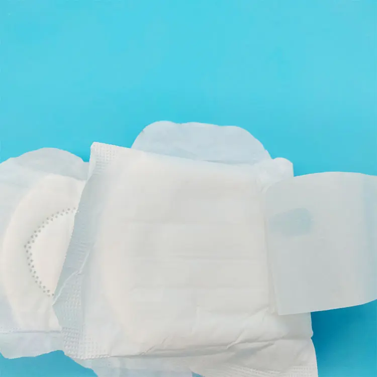 Custom CCSNM 290mm Disposable Sanitary Napkin Hot Air Nonwoven Top Sheet PE Backfilm Manufacturers, Supplier