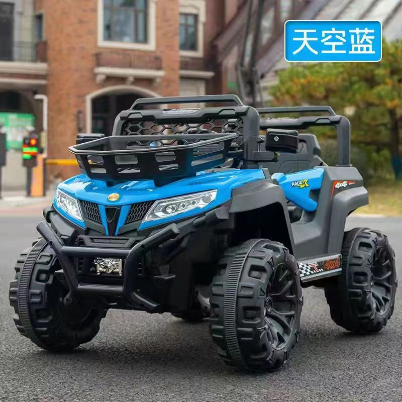 Popular Ride on Car/380*2 Motor/Four-Wheel Suspension System/LED Searchlights/Kids Electric Vehicle Toy