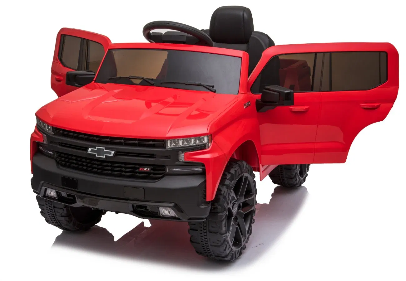 12V Licensed Chevrolet Silverado Trail Boss Lt Battery Powered Kids Ride on Truck Car, Electric Vehicle with Remote Control