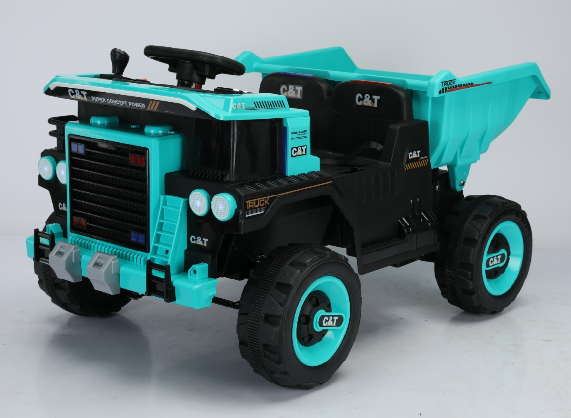 12V10ah Ride on Dump Truck, Electric Ride on Car for Kids, Battery Powered Toddler Car Parent Remote Control