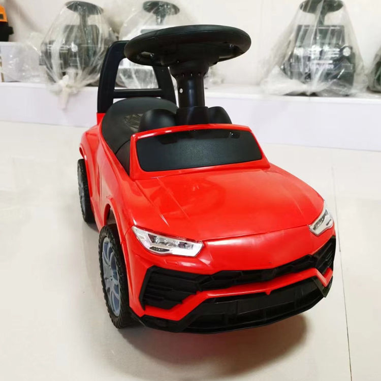 Kids Push Car Plastic Ride on Baby Toy Car with Light and Music Foot to Floor Baby Swing Car