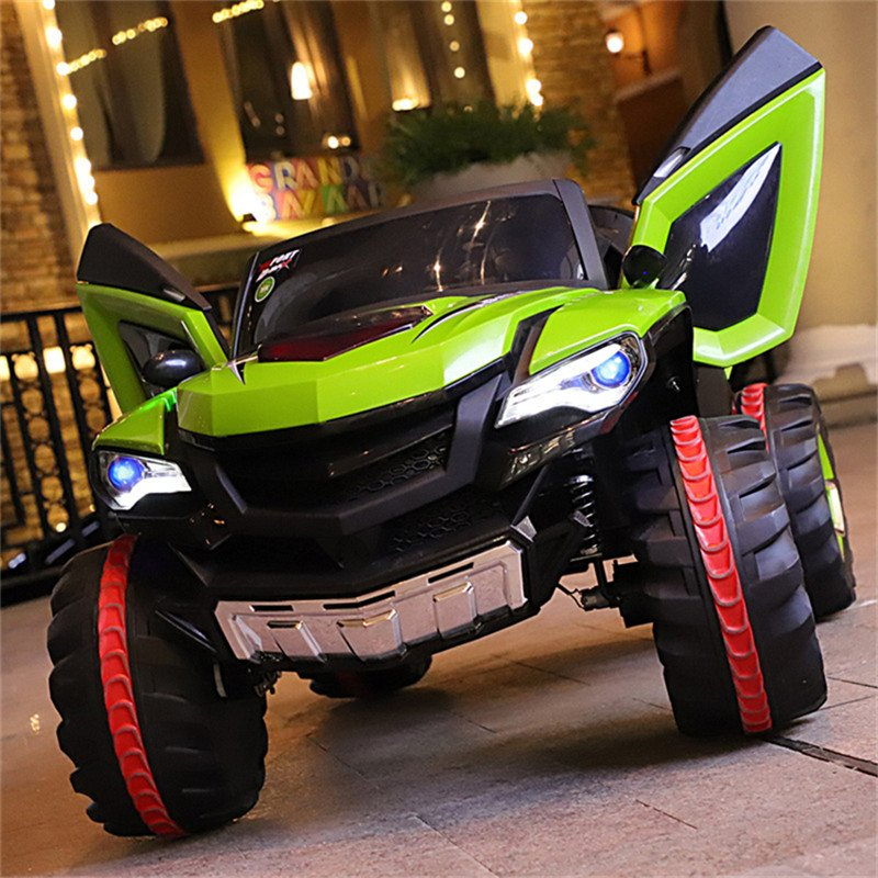 Four-Wheel Drive Electric Car for Kids - Remote Control Included