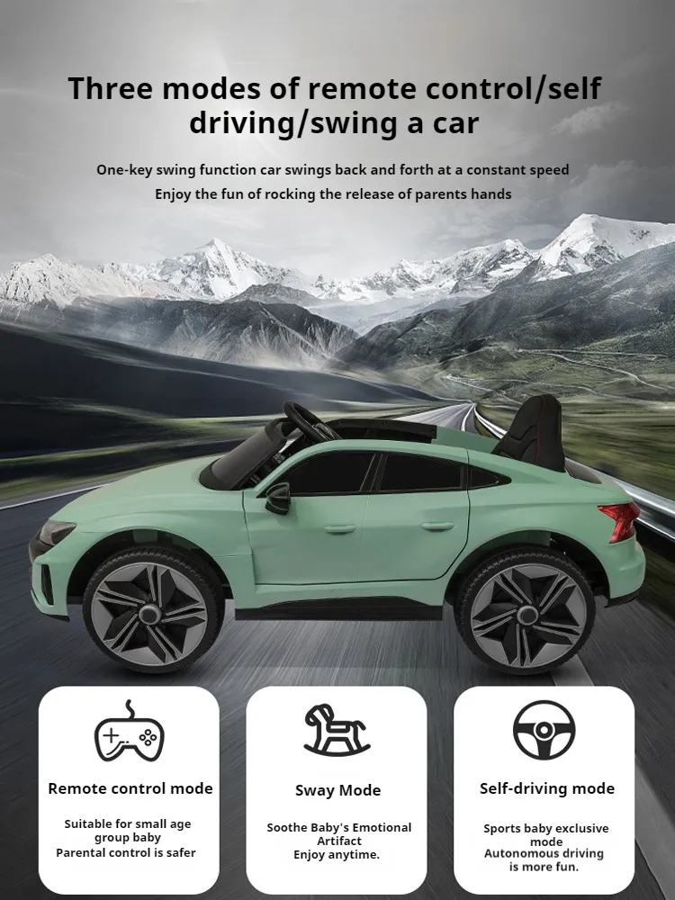 Electric Car Front View