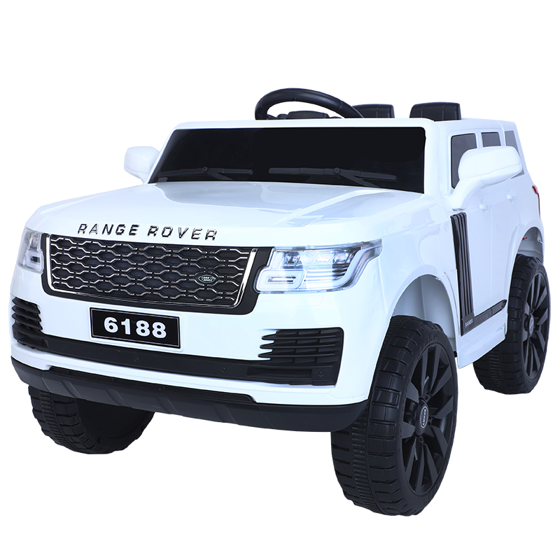 Kids Electric Car Leather Seat &amp; Rubber Wheel with Remote Rechargeable 12V Ride on Car Children Electric Car