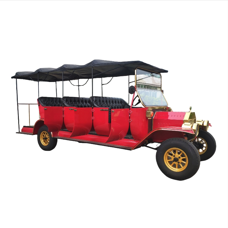 CE Approved 12 Seats Electric Classic Car 72V Vintage Car