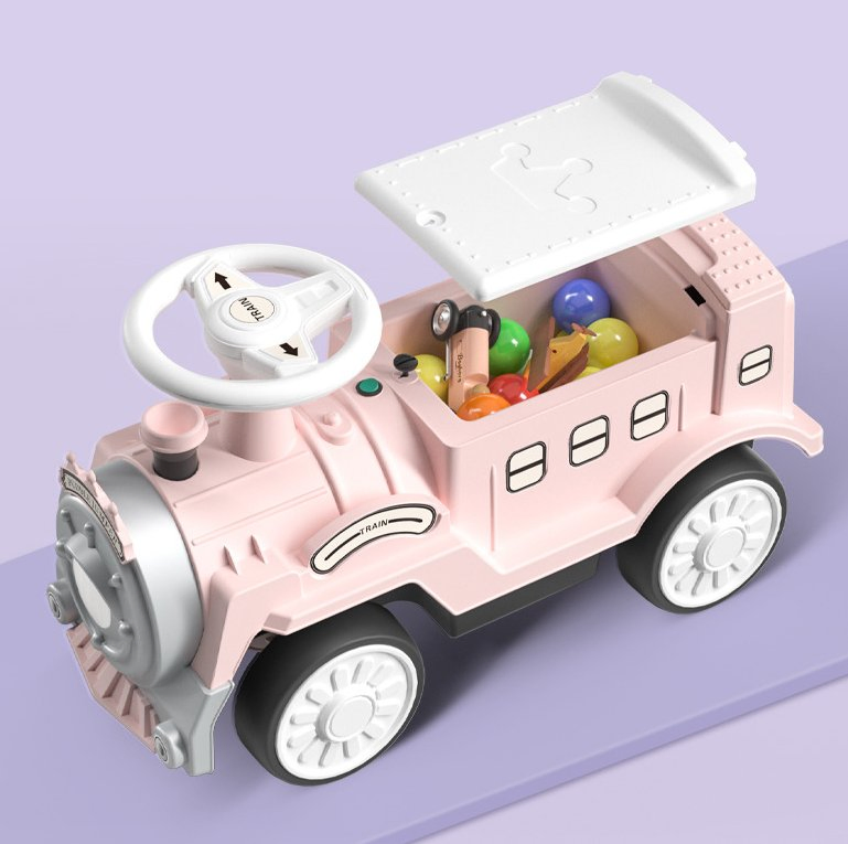 Factory OEM Children Mini Ride on Train Kids Swing Car Baby Toycar with Music Light