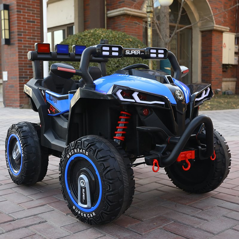 Multifunction Battery Operated Toy SUV Car Kids Driving Electric Truck Car with Music