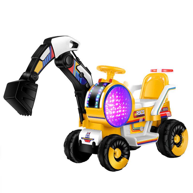 New Arrival 6V Kids Ride on Car Excavator with Electric Excavator Arm