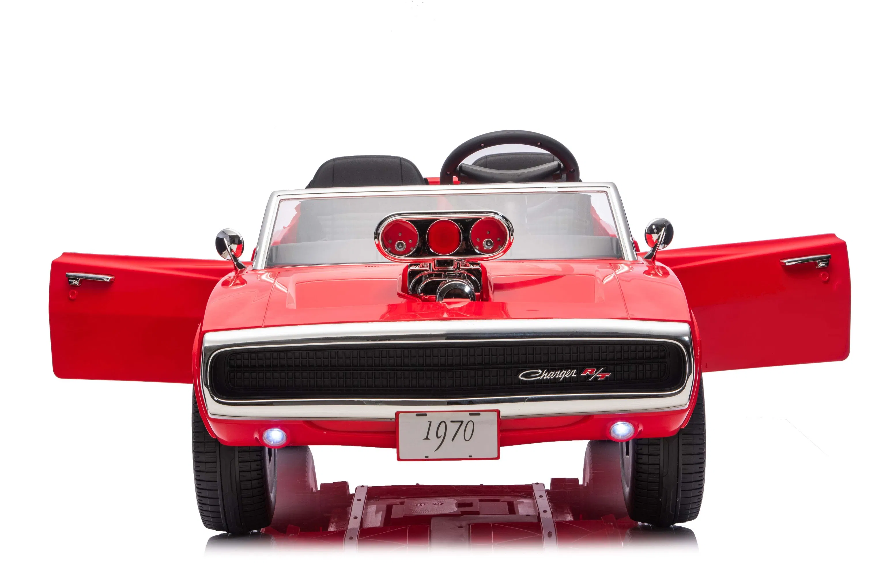 2-Seater Kids Classic Electric Car, Licensed Vintage Ride-on with Bluetooth &amp; Remote Control