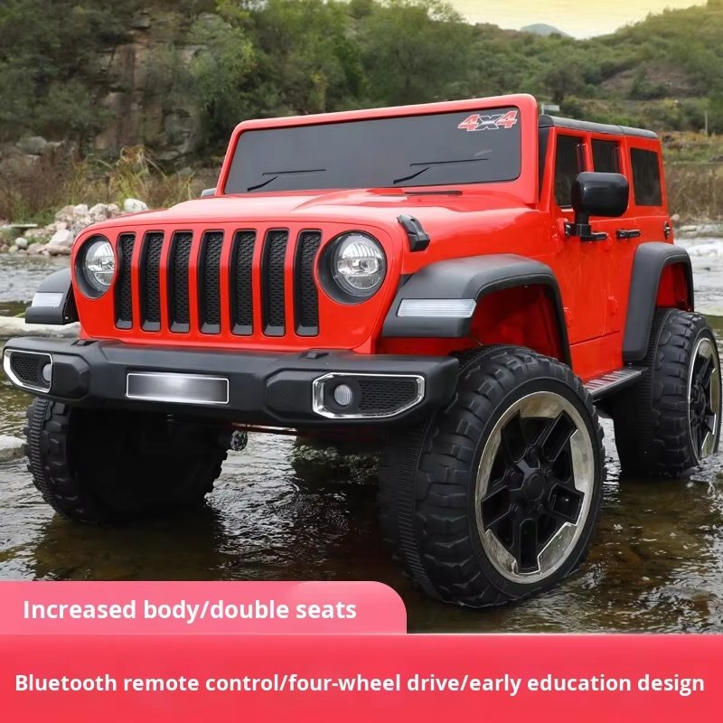 Four-Wheel Drive Kids' Electric Car Featuring Rechargeable Battery