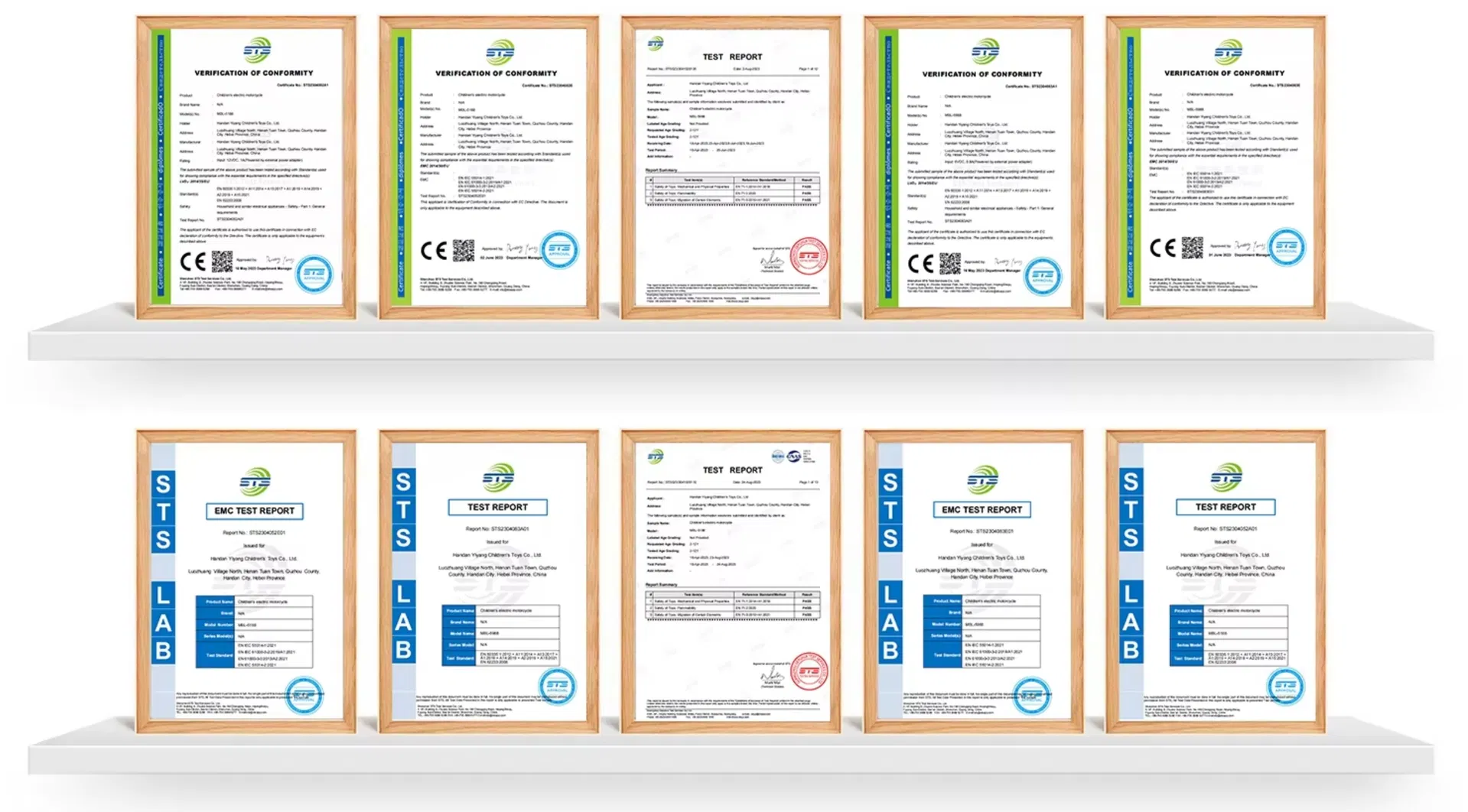 Certificates