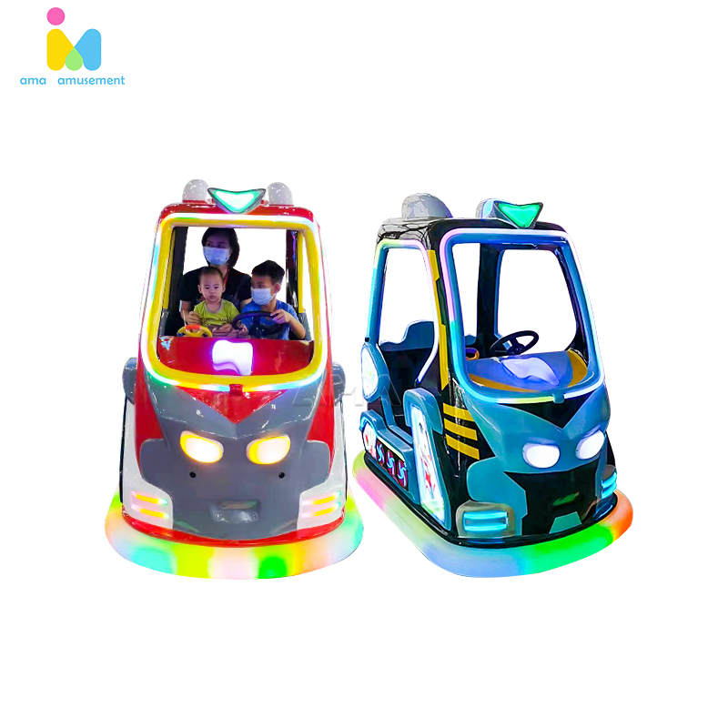 Ama High Quality Promotion Kids Toy Electric Ride on Bumper Car Glow in Dark Bikes Kids Bumper Cars
