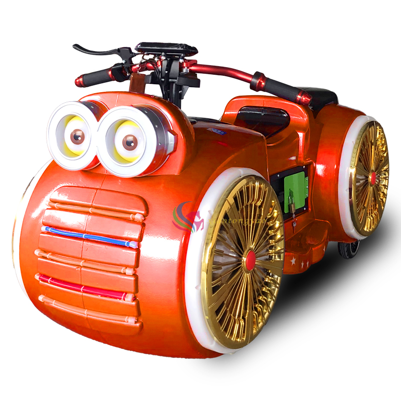 Prince Motorcycle Speed Walking Car Outdoor Square Car Battery Powered Coin Operated Kids Ride on Motorbike Amusement Parks