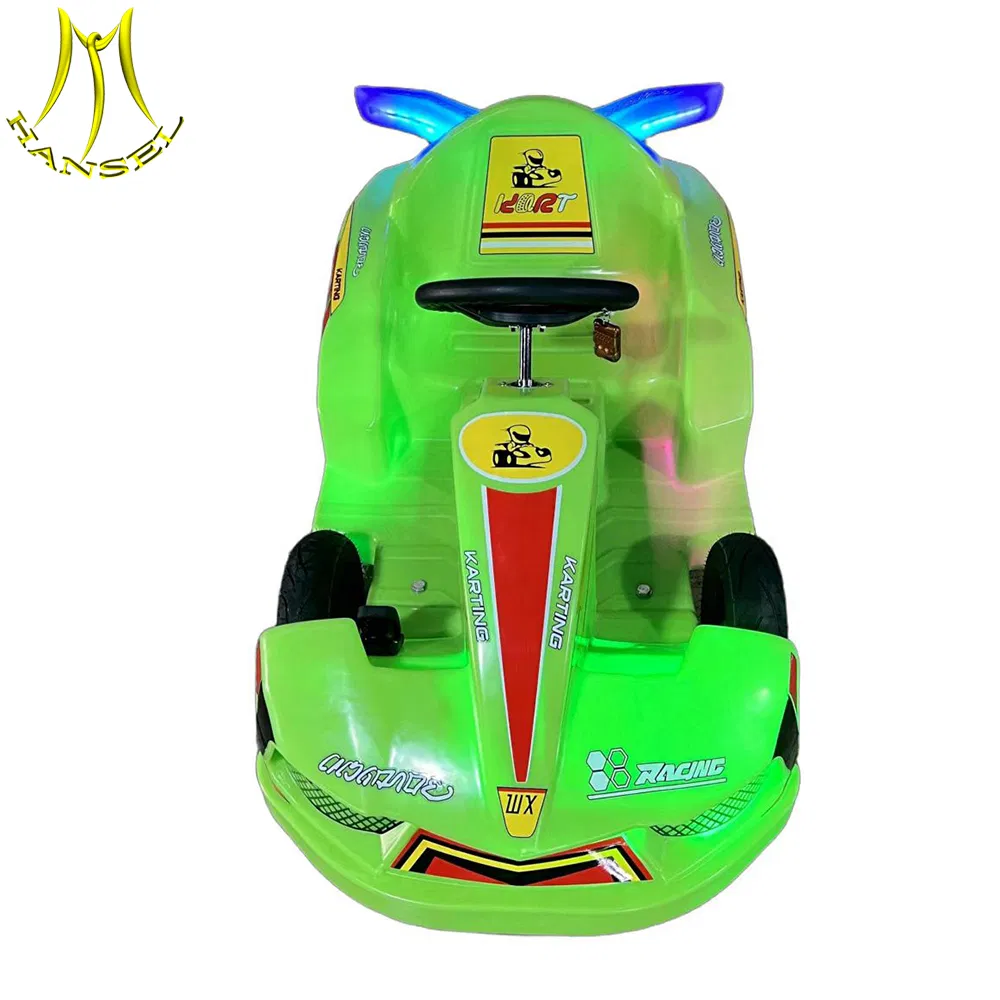 Hansel Battery Operated Kids Electric Car Ride LED Plaza Amusement Vehicle