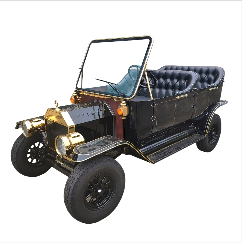 Classic Beautiful Design Sightseeing Buses Electric Vehicle Tourist Bus Wedding Car