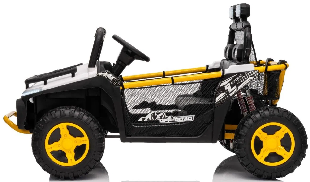 24V Kids Ride on UTV, Toddlers Battery Electric Powered Toy Car to Drive with off-Road Wheels/Suspension/Horn/LED Lights, Suitable for Gift of Children Car