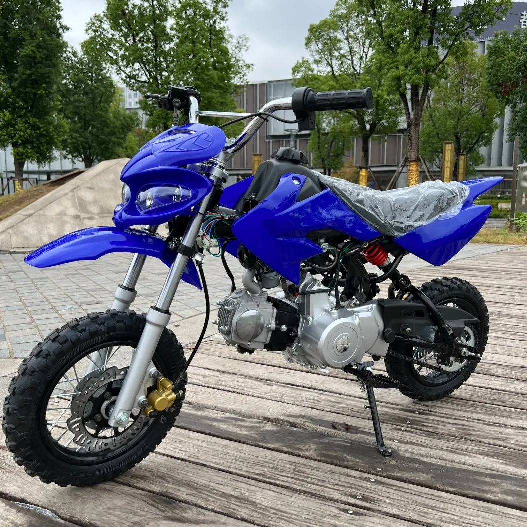 110cc Electric Start Blue off-Road Motorcycle for Kids