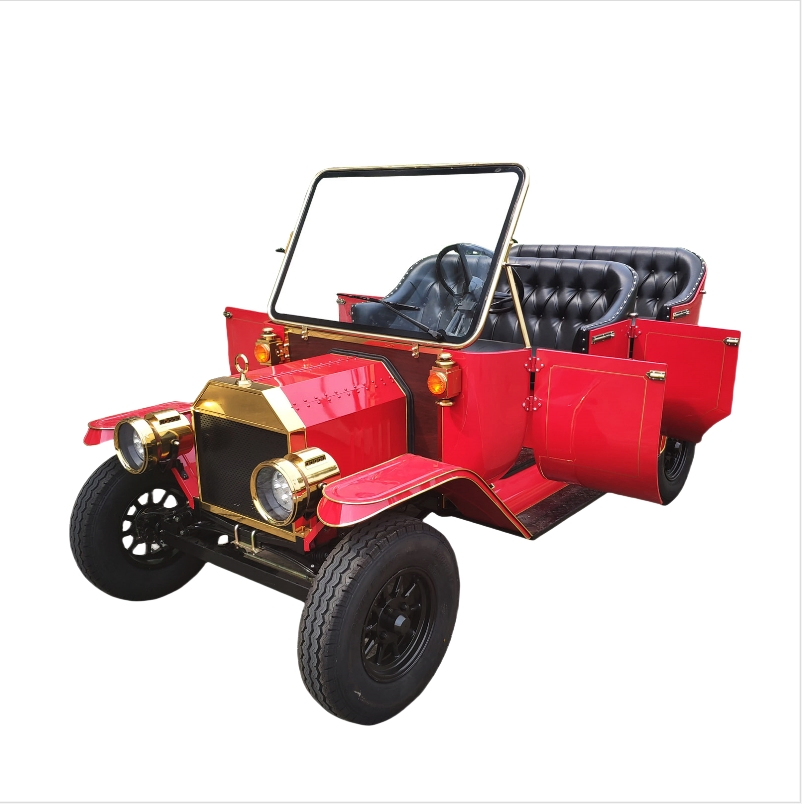 Classic Beautiful Design Sightseeing Buses Electric Vehicle Tourist Bus Wedding Car