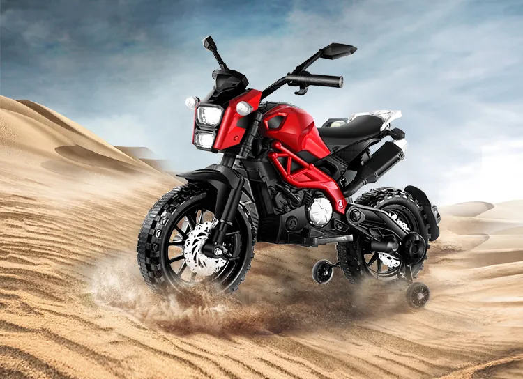 Electric Motorcycle Side View