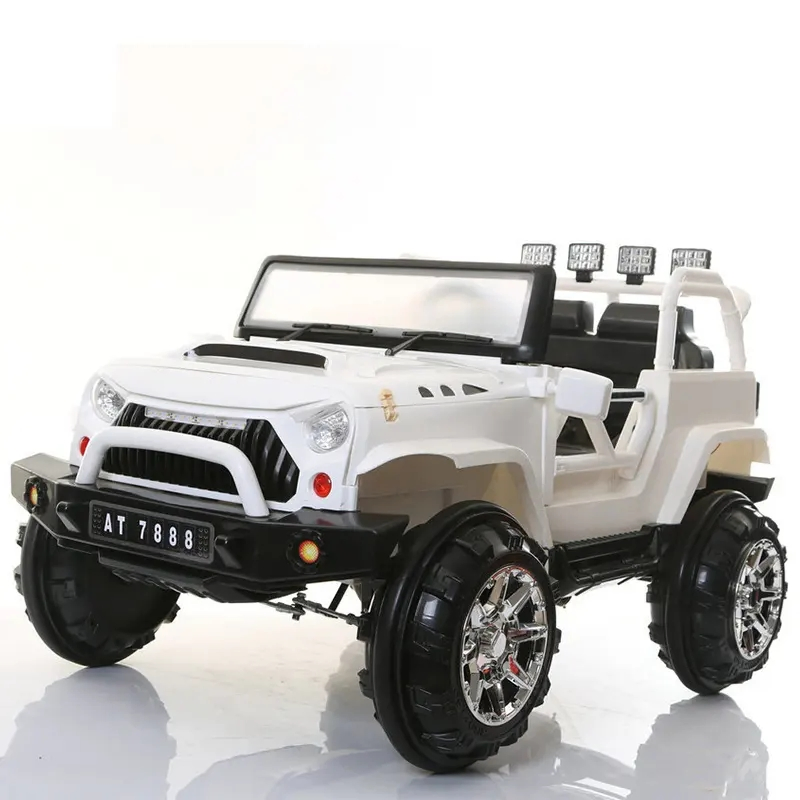 2 Seats 4WD Luxury 24V Kids Electric Car Rubber Wheels Leather Seat and RC Children Electric Car Electric Car Kids 24V Children