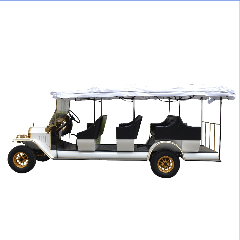 New 12 Seats Vintage Style Electric Retro Tourist and Sightseeing Classic Car