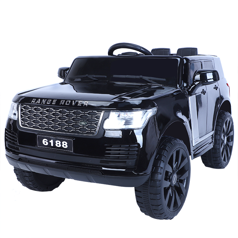 Kids Electric Car Leather Seat &amp; Rubber Wheel with Remote Rechargeable 12V Ride on Car Children Electric Car