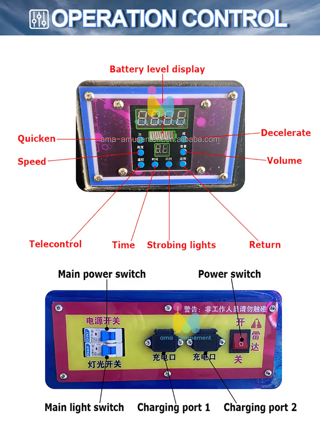 Kids Bumper Car Detail 5