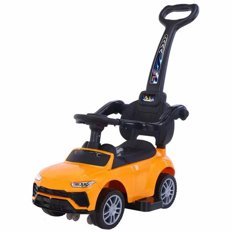 Kids Push Car Plastic Ride on Baby Toy Car with Light and Music Foot to Floor Baby Swing Car