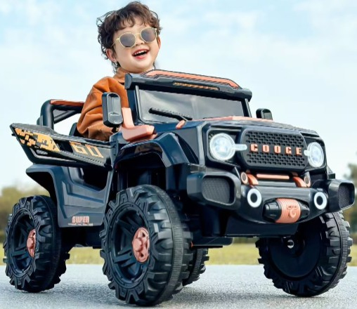 4X4 Ride on Car Truck W/Remote Control, 4WD/2WD Switchable Kids UTV, Soft Start, Music Player, Electric Car for Kids