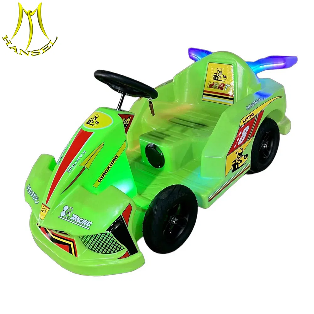 Hansel Battery Operated Kids Electric Car Ride LED Plaza Amusement Vehicle