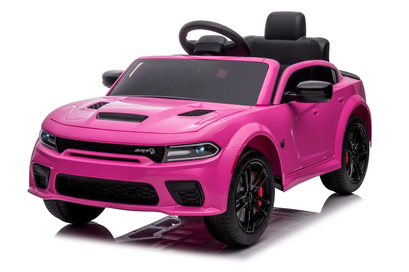 12V Licensed Dodge Charger Srt Hellcat Battery Powered Ride on Cars with Remote Control for Kids