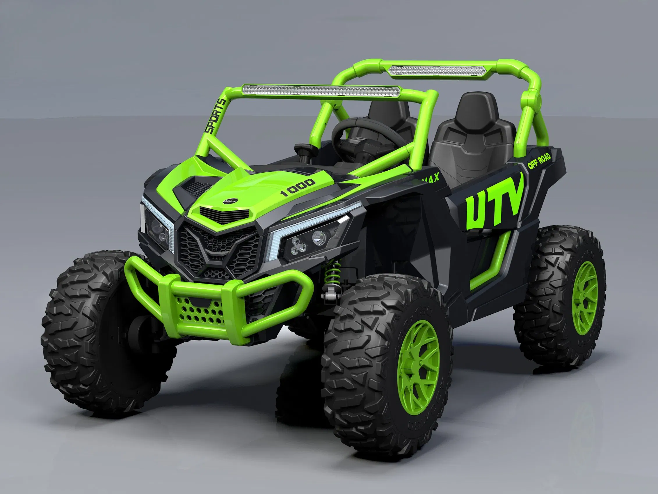 24V Ride Car Kids 4X4 Electric 2 Seat EVA Wheels Wholesale Power UTV for Children