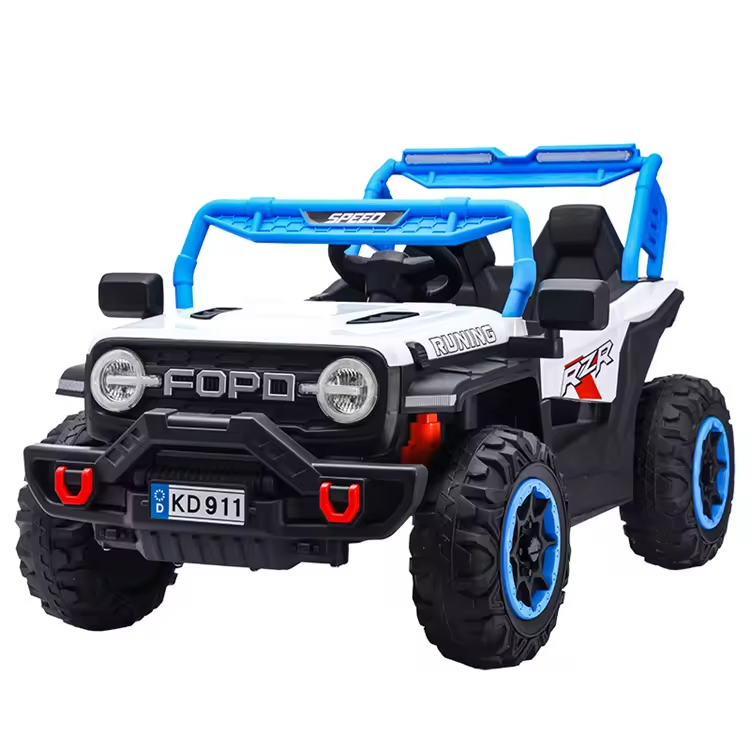 Four-Wheel Drive Electric Ride on Car Toy for Kids Plastic for Boys and Girls