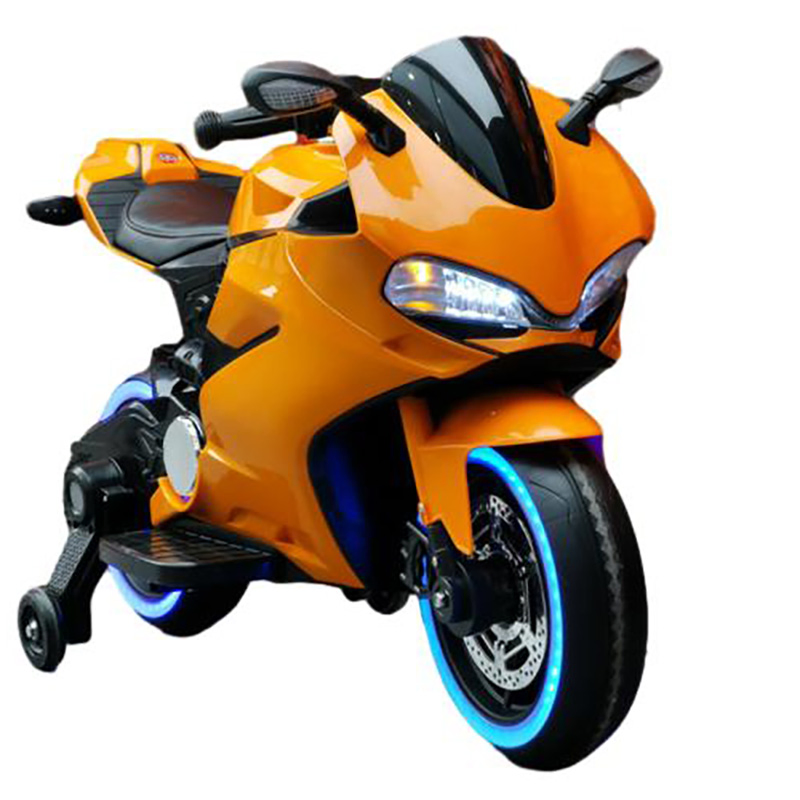 26 Wholesale Sale 12V Battery Operated Leather Seat Ride on Kids Motorcycle in Good Price Ride on Car