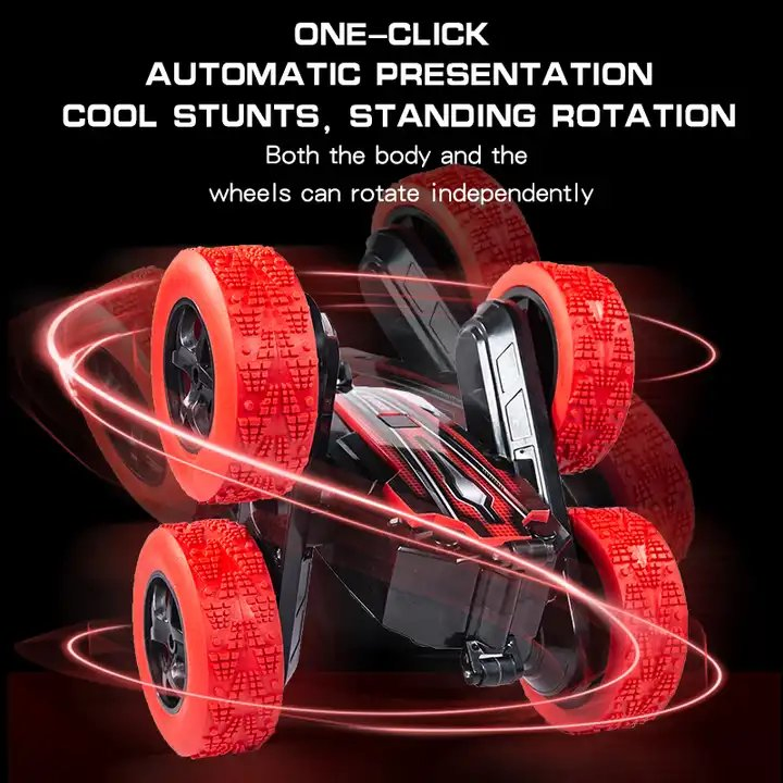 Factory Wholesale RC Hobby Stunt Car Kids 360 Rotating Double-Sided Remote Control Swing Arm Car Toys Radio Control Toy