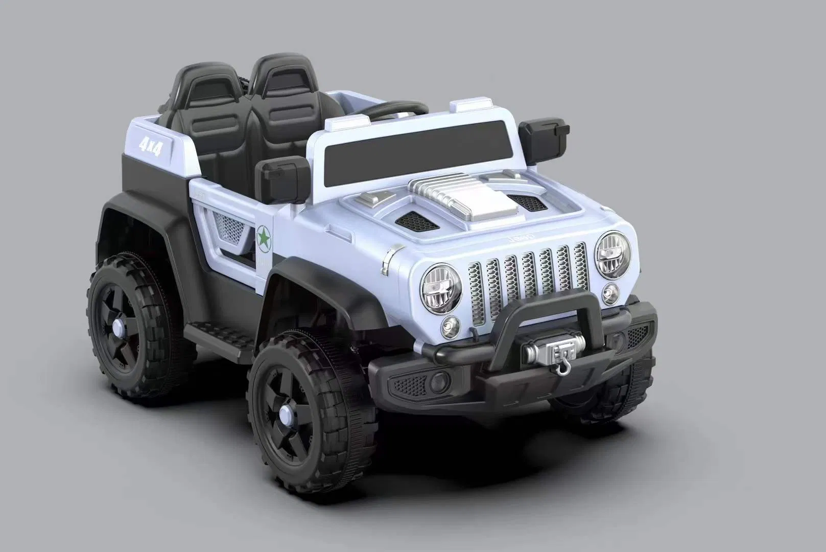 2025 High Quality Kids Electric Car Ride on Car with Leather Seat Kids Toy Car Electric Car with Music and Light Top Quality