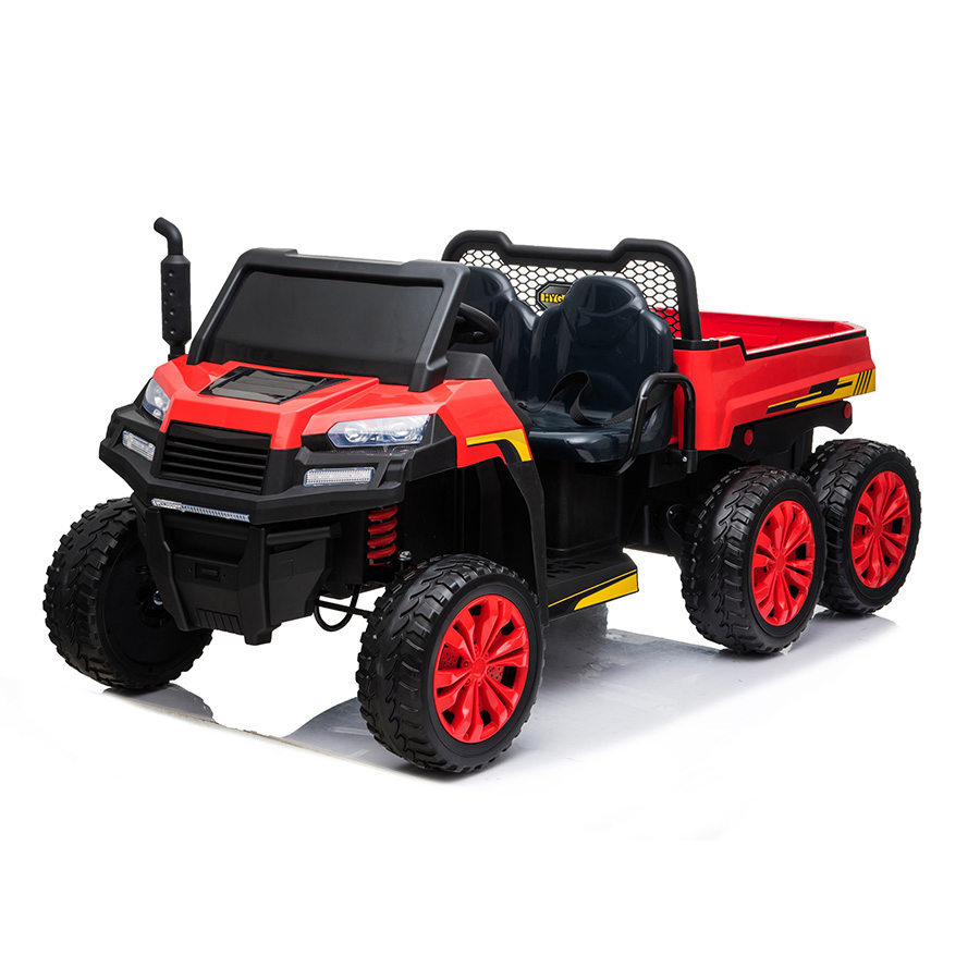 Kids Ride on Car Electric Kids Car A730-2 24V 4WD 6-Wheel Farm Truck