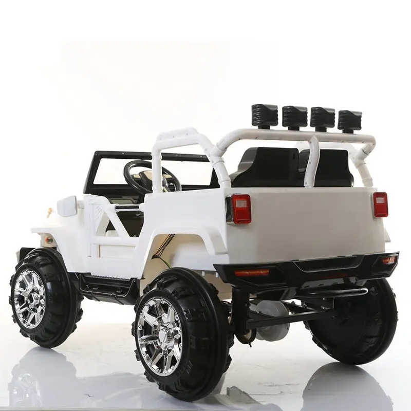 2 Seats 4WD Luxury 24V Kids Electric Car Rubber Wheels Leather Seat and RC Children Electric Car Electric Car Kids 24V Children