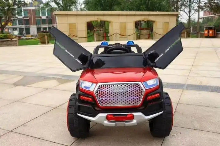 Top Quality Big 12V Remote Contral Car Electrically Open Door Car4 Motors Baby Electric Kids Toys Car