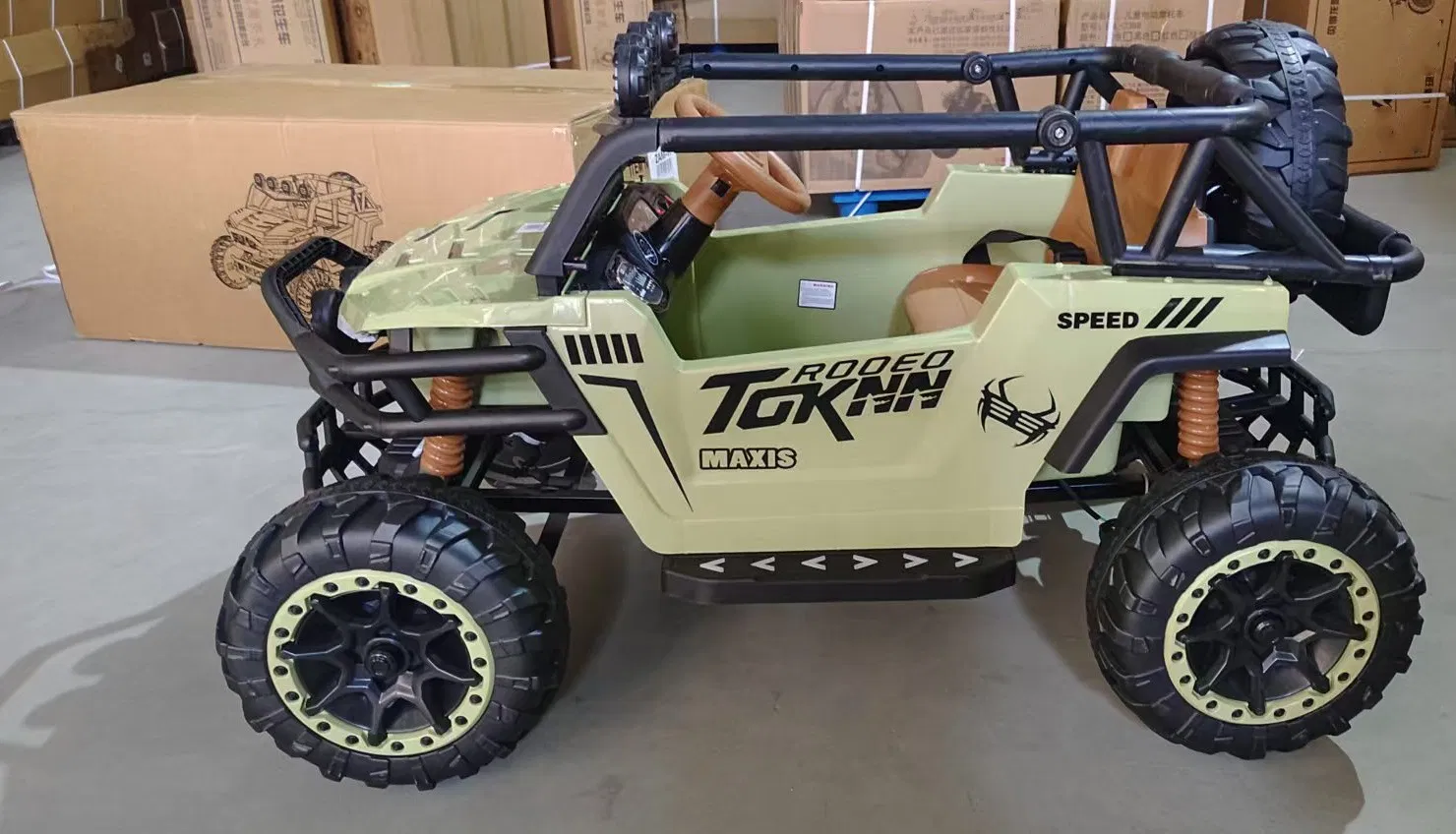 The New Children's Electric Vehicle with Remote Control, Four-Drive Capability, and Seating Capacity, Suitable for Kids and as a Toy Car.