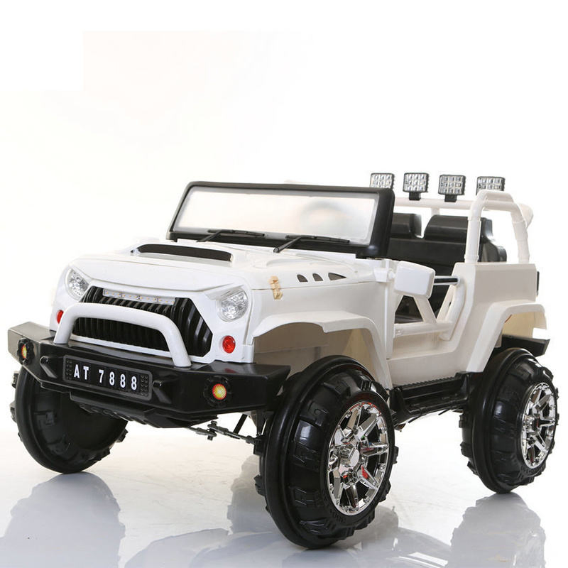 2 Seats 4WD Luxury 24V Kids Ride on Car Rubber Wheels Leather Seat and RC Children Electric Car Electric Car Kids 24V Children