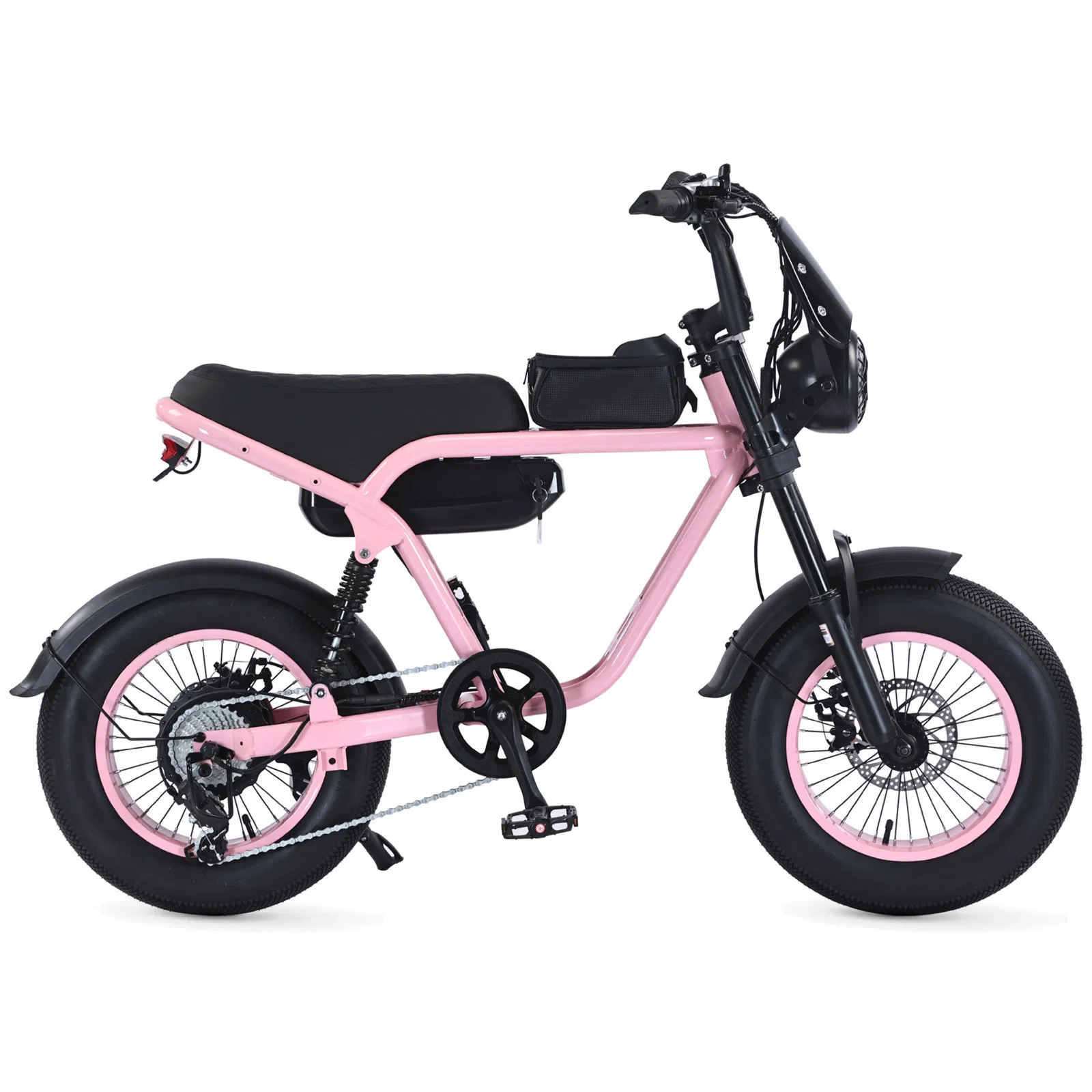 16 Inch 48V 20ah Fat Tire Electric Bike for Kids &amp; Teens 500W/750W Motor Full Suspension off-Road E-Bike