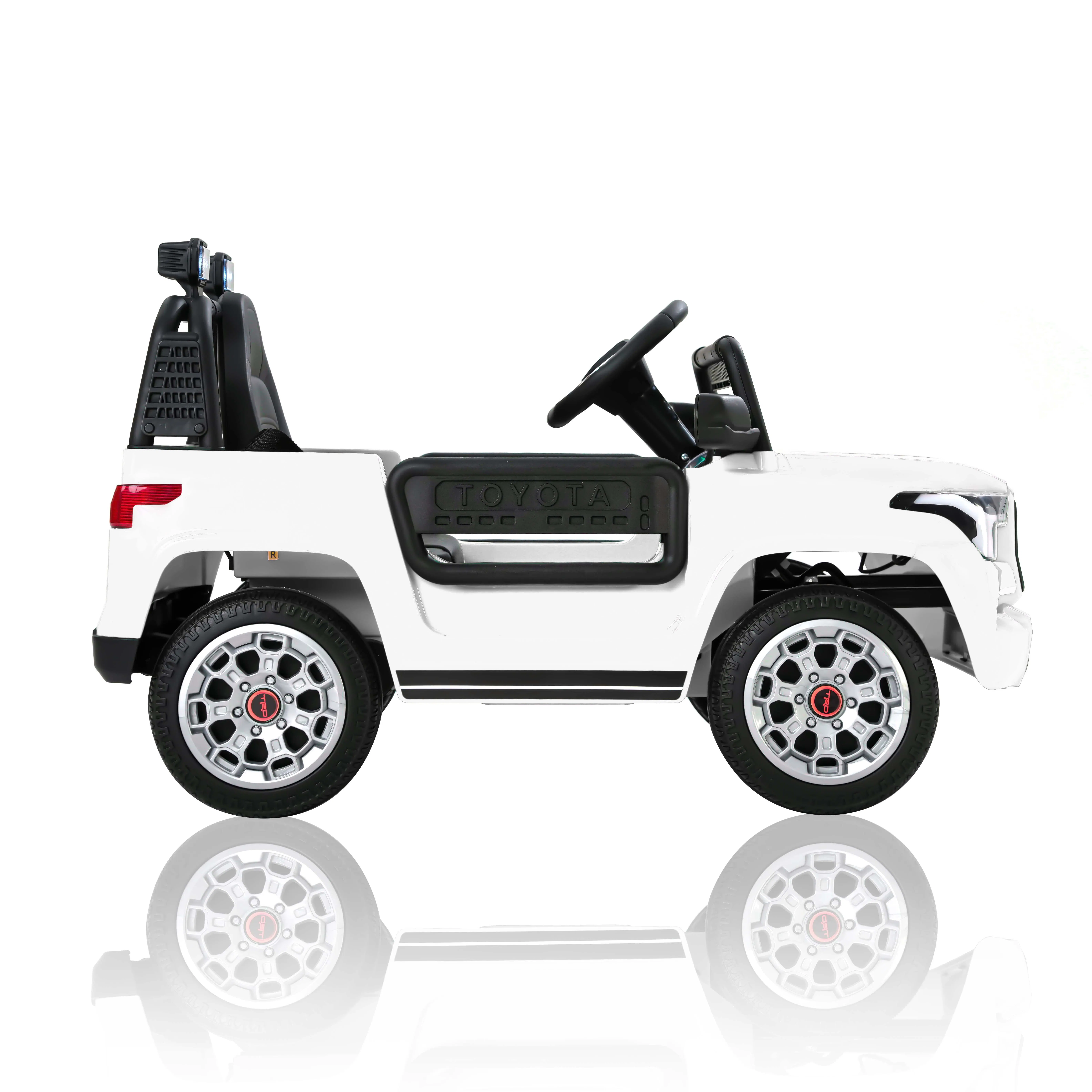 Remote Control Kids Car with Dual Drive and Suspension Features