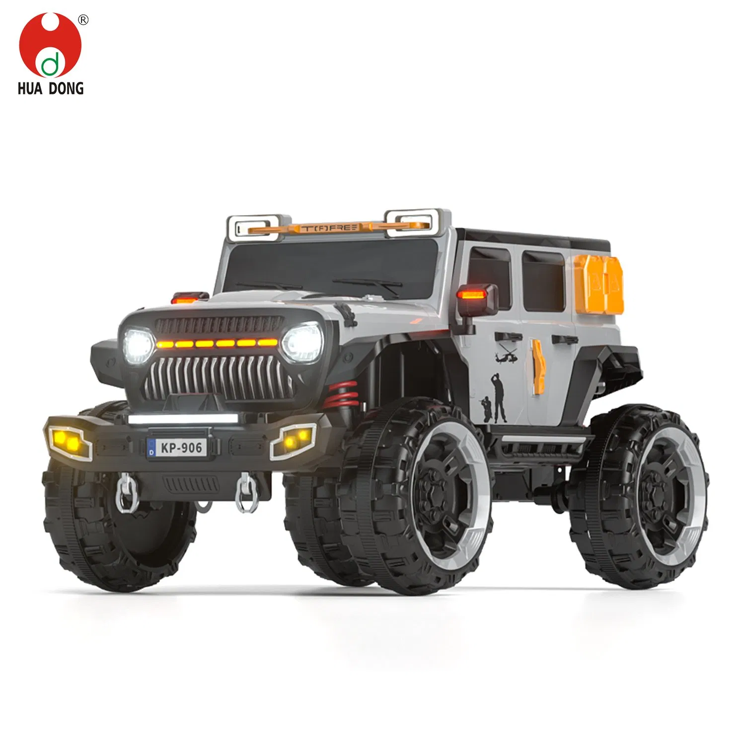 Hot Style Ride On Car Non-slip Tire One-Click Start Music Early Learning Feature Kids Favorate Gift Simulated Steering Wheel High Quality Motors LED Light Toys