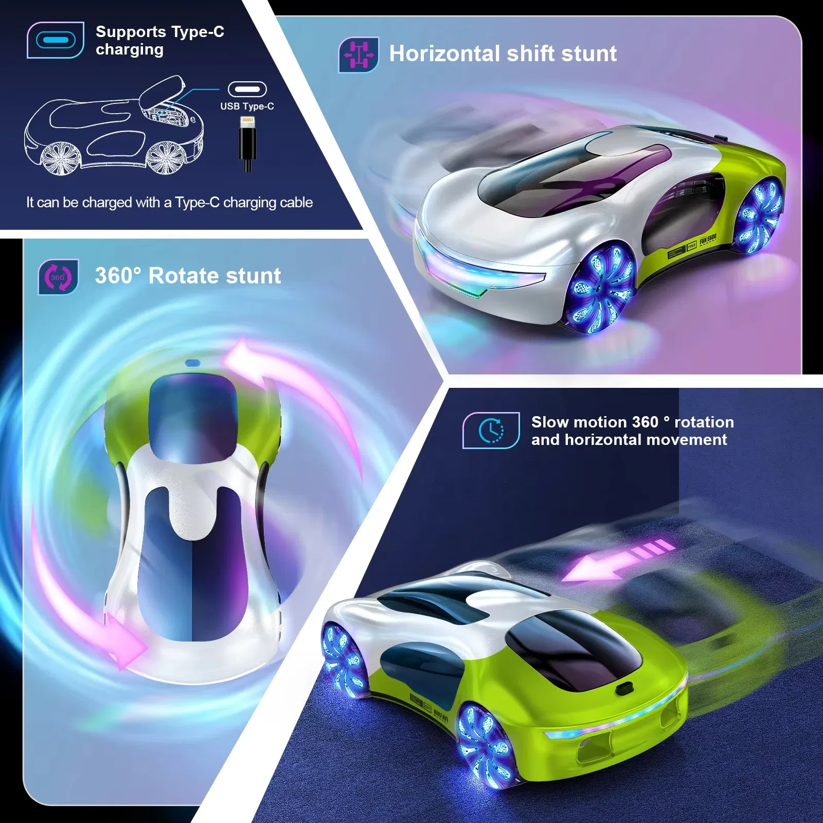 Dual Spray RC Car Feature